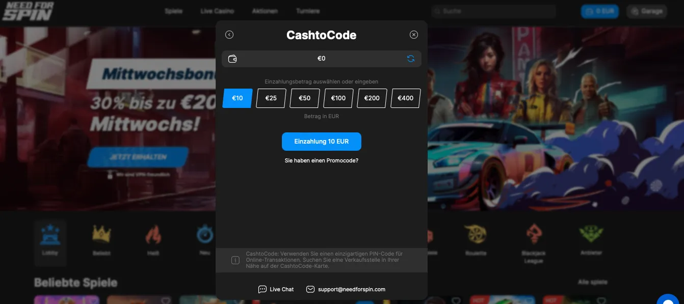 Need For Spin Cash To Code