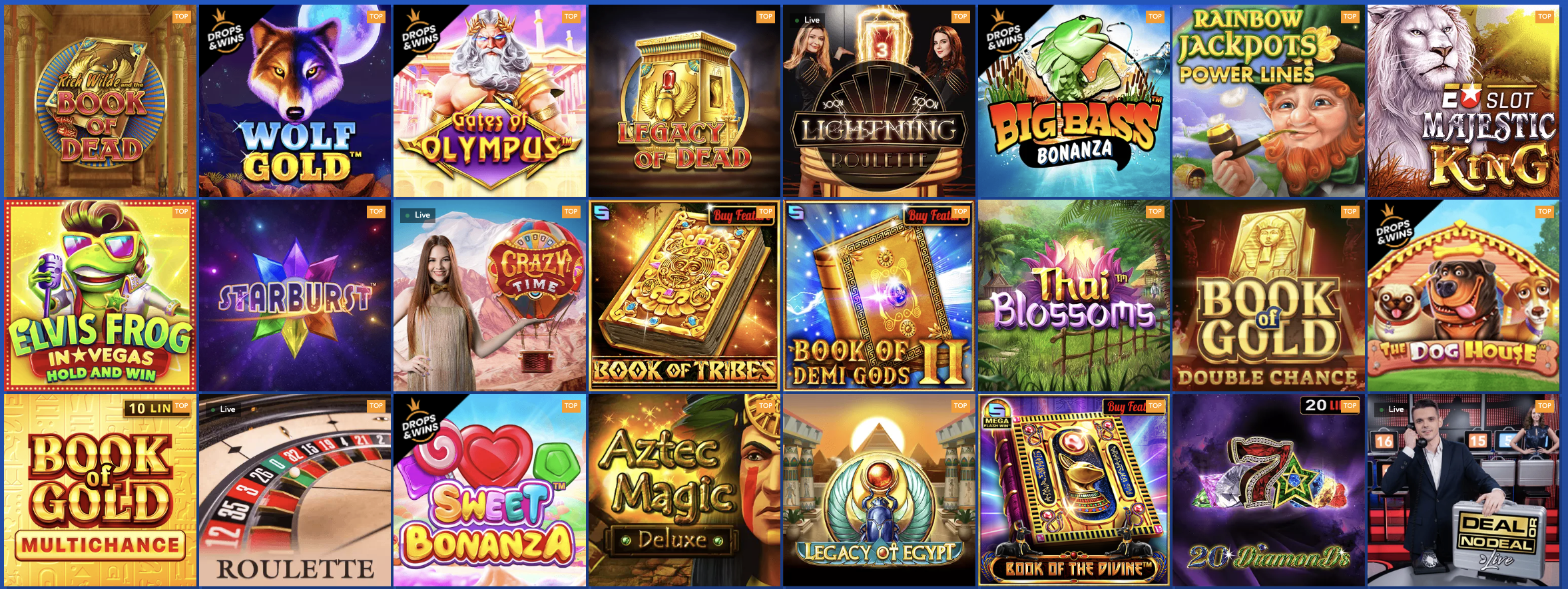Software und Spielauswahl EUslot Casino