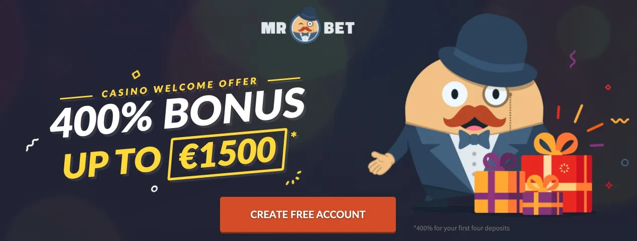 400% Bonus MrBet Casino