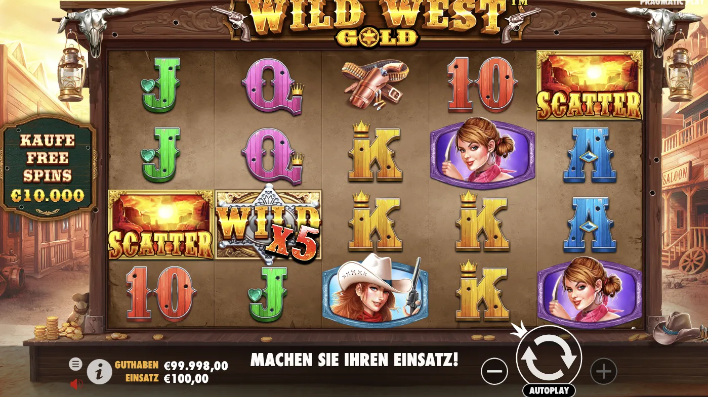 Wild West Gold Spiele