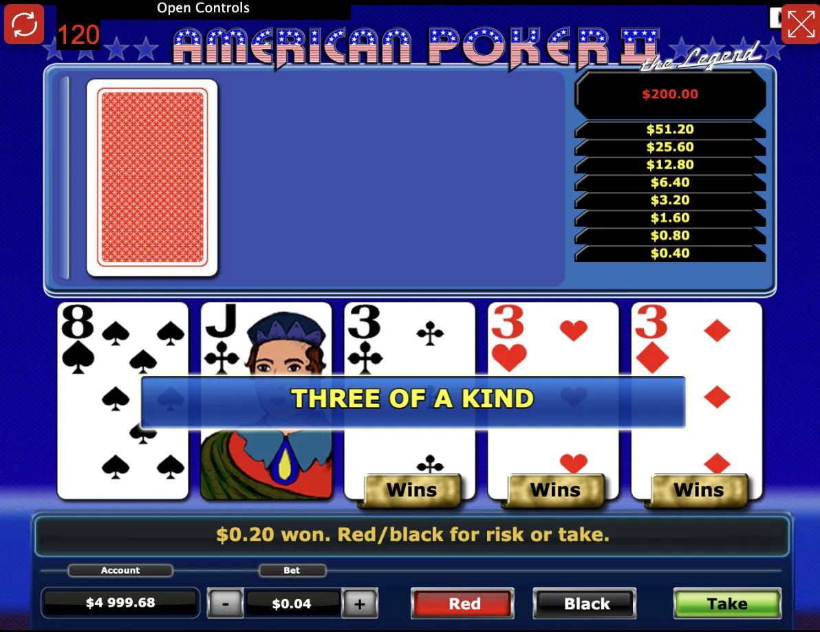 American Poker 2 Win