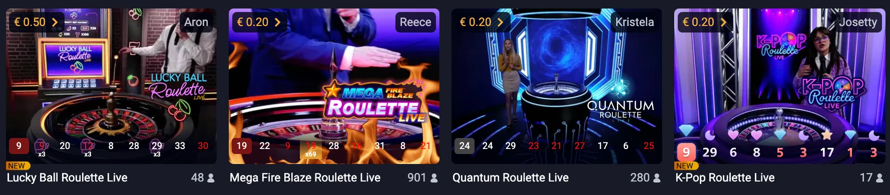 Rolling Slots  live roulette