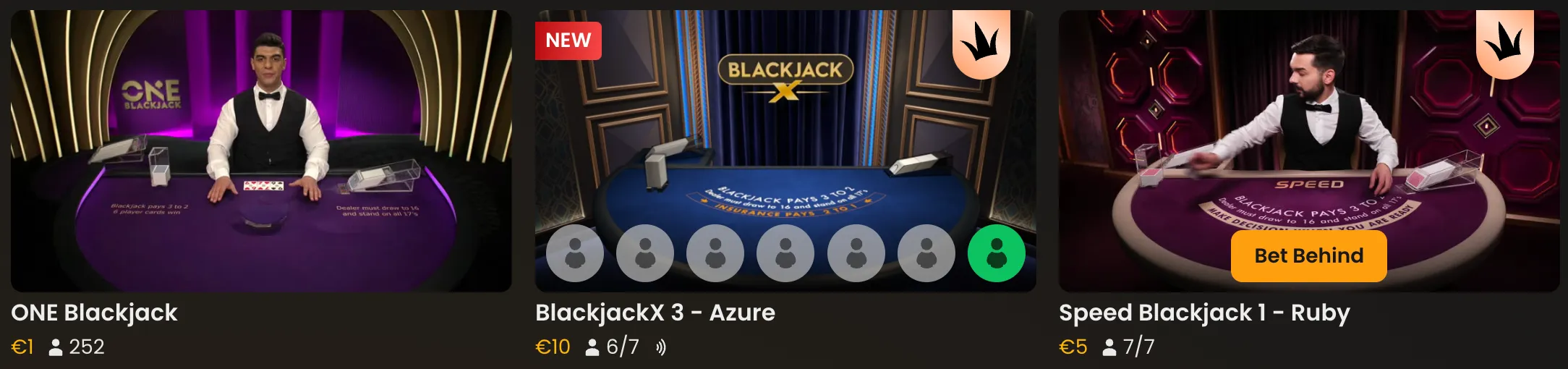 Need for Spin Live Blackjack