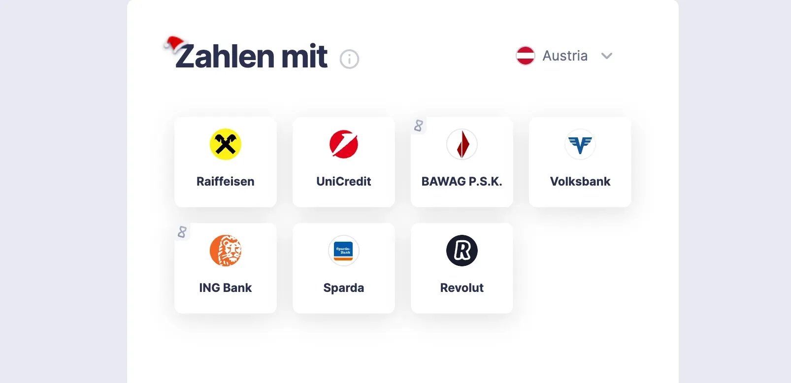 Verschiedene Arten von Instant-Banking wie „Sofortüberweisung“ - Gold-Chip.at Bewertung