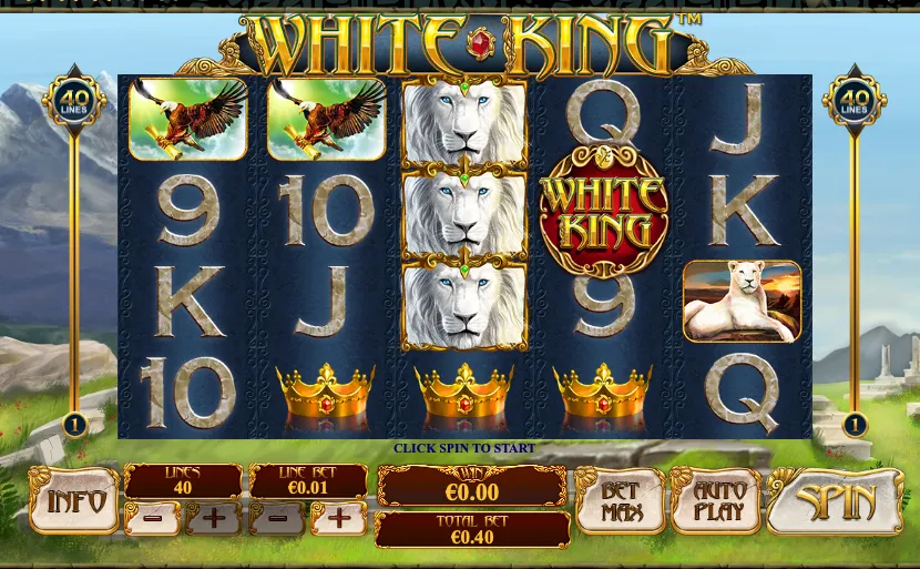 White King Playtech Slot für australische Casinos