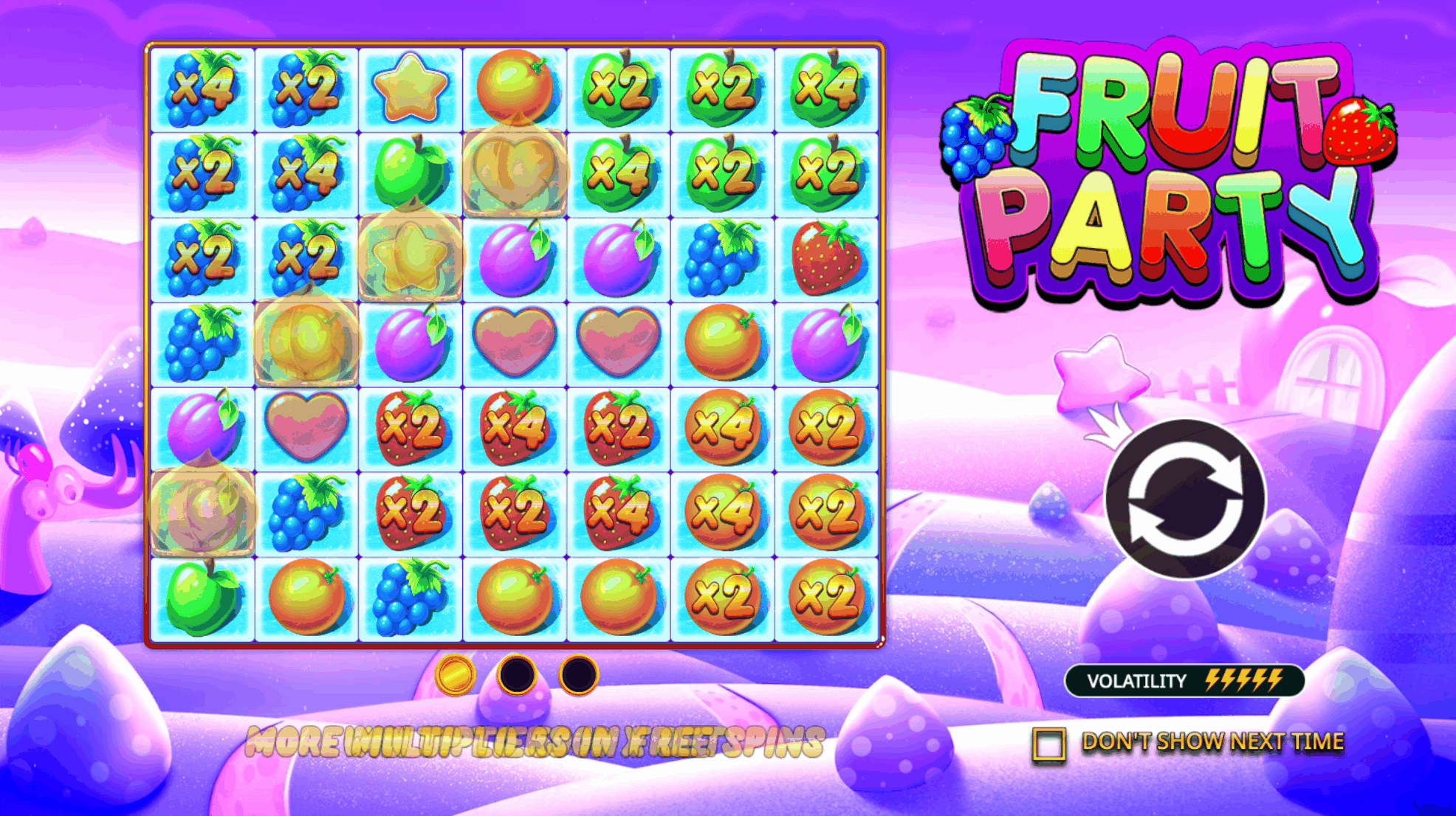 Fruit Party Slot Spiel-Vorschau (Pragrmatic Play)