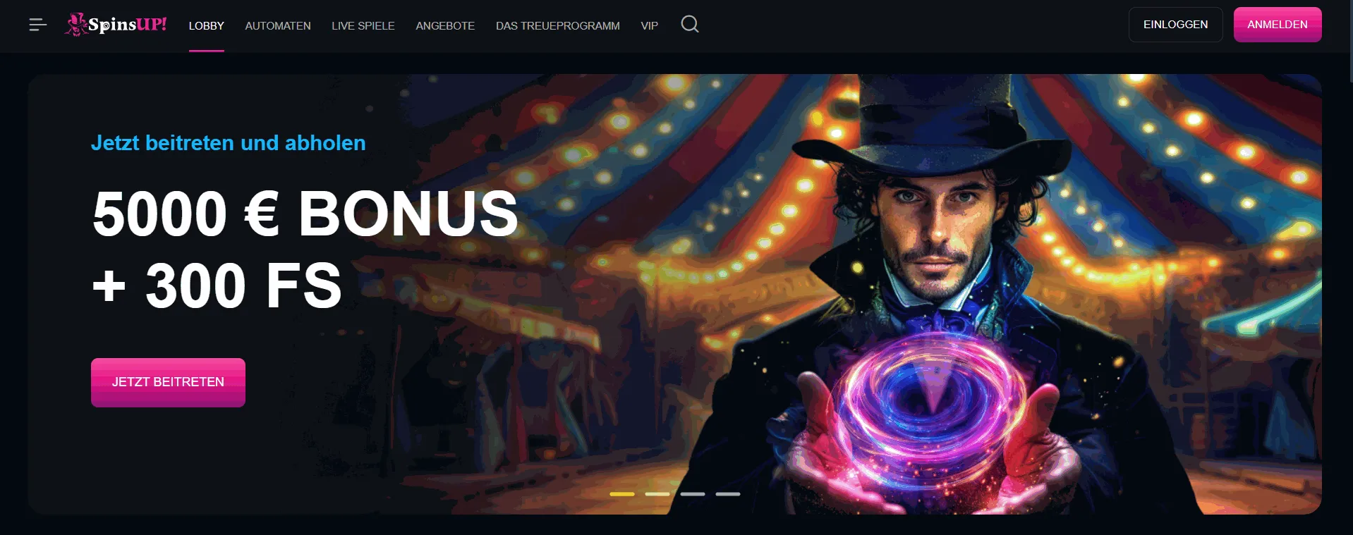 Spinsup casino lobby Spinsup Casino mit schnelle Auszahlung