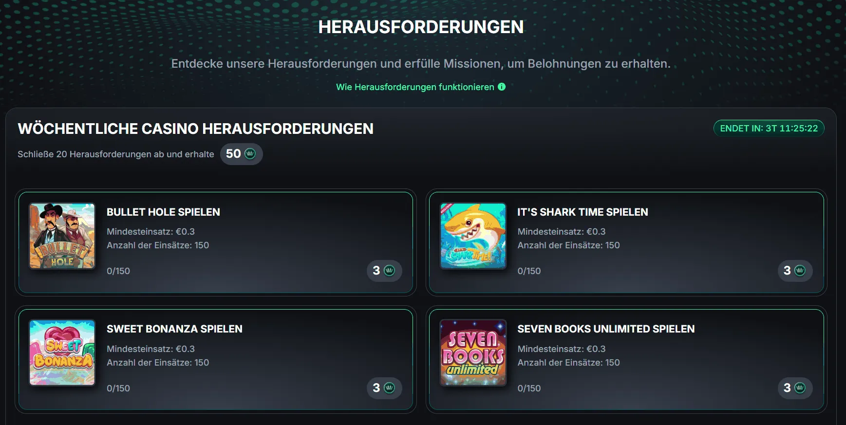 Wöchentliche Herausforderungen im Kinbet Casino Übersicht wöchentlicher Spielmissionen im Kinbet Casino